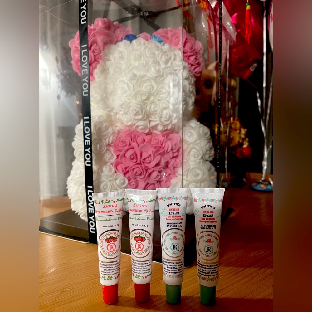 4 units of Smith Rosebud Balm best lip balm all purpose